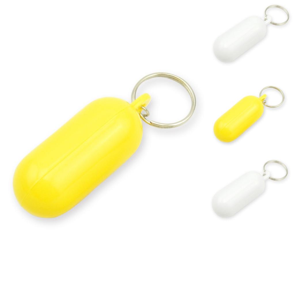 5pcs Floating Keychains 6.4x2.5x2.5cm ABS Plastic Oval Floating Key Chain For Kayaking Boating Swimming Keychains Accessories