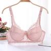 Ultra-Thin Lace Bra: Sexy, Large-Size, No Sponge, Gathered Fit