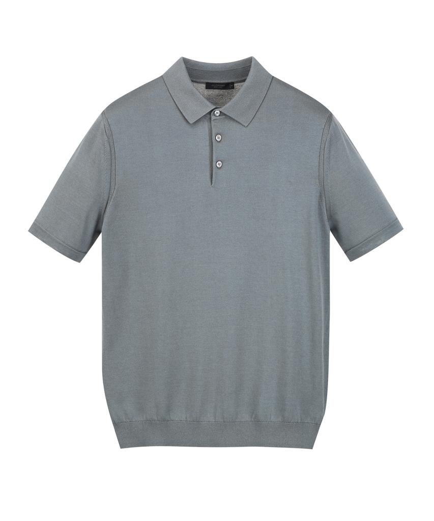 Jilseutyueoteunyuyogmaen Silk Blend Collar Knit - Dark Gray (Jnsw6B301G3)