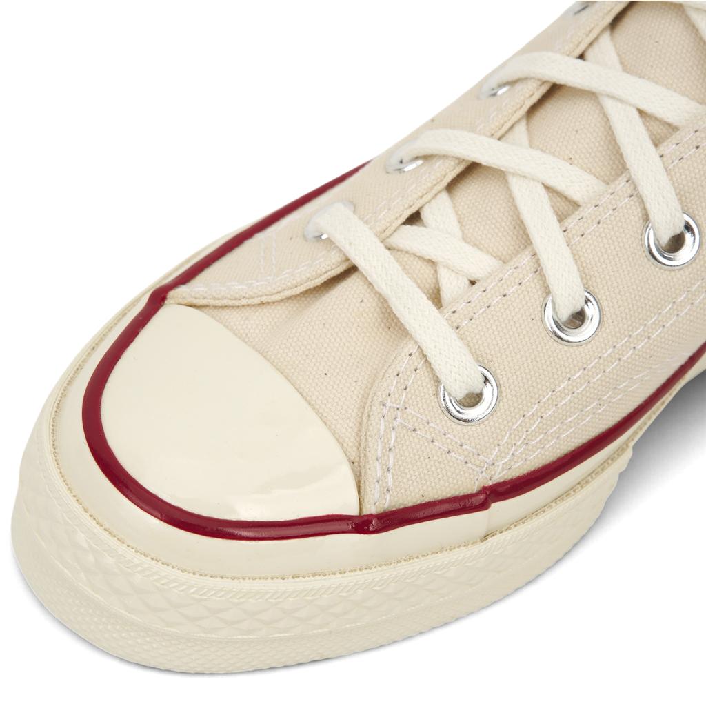 Converse Scarpe da ginnastica unisex Chuck 70 basse in pergamena bianco granato Egret 162062C