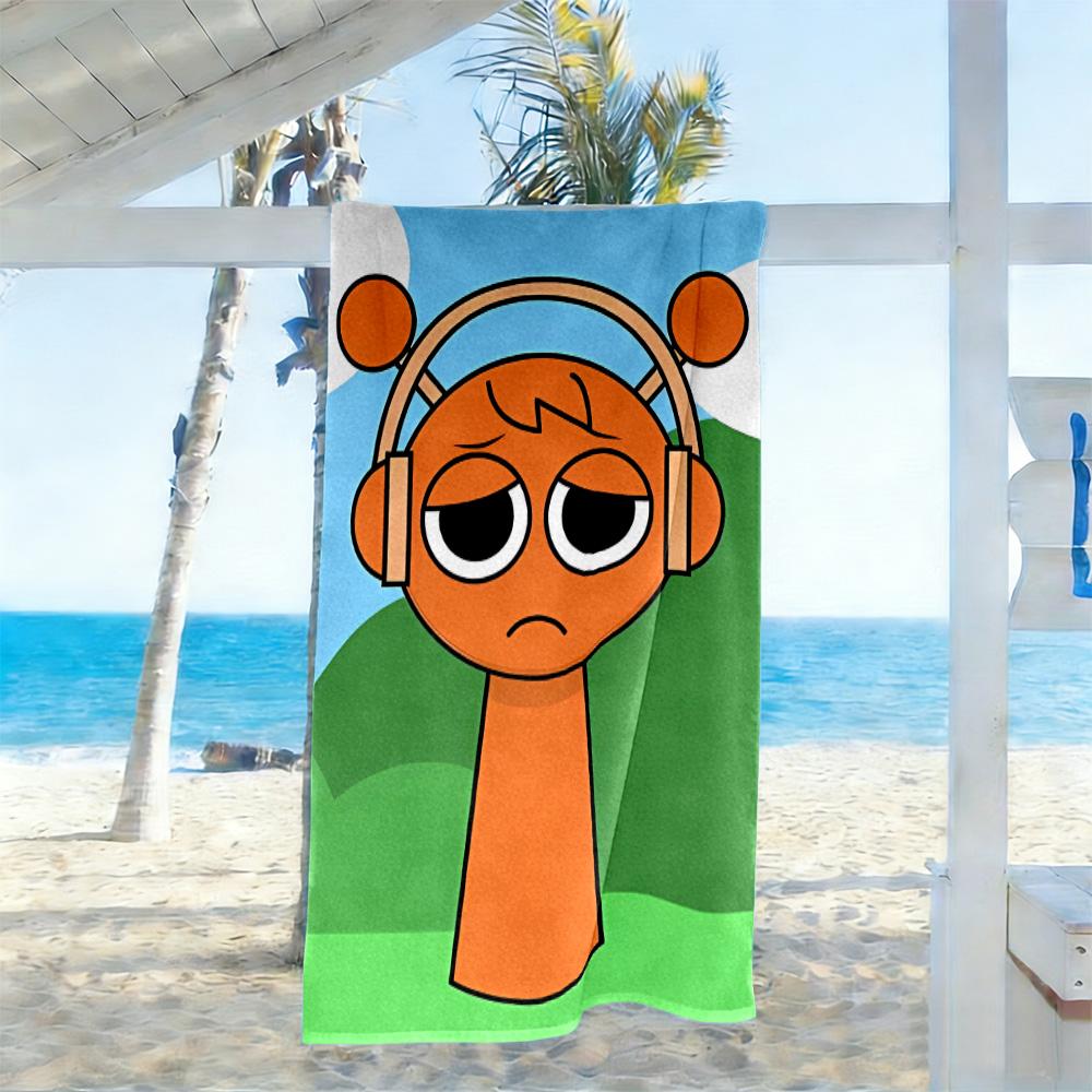 Sprunk Love Adventure Beach Towel High Absorbency & Quick-Dry Comfortable Lightweight Suitable for Swimming, Gym, Camping, Yoga Vacation