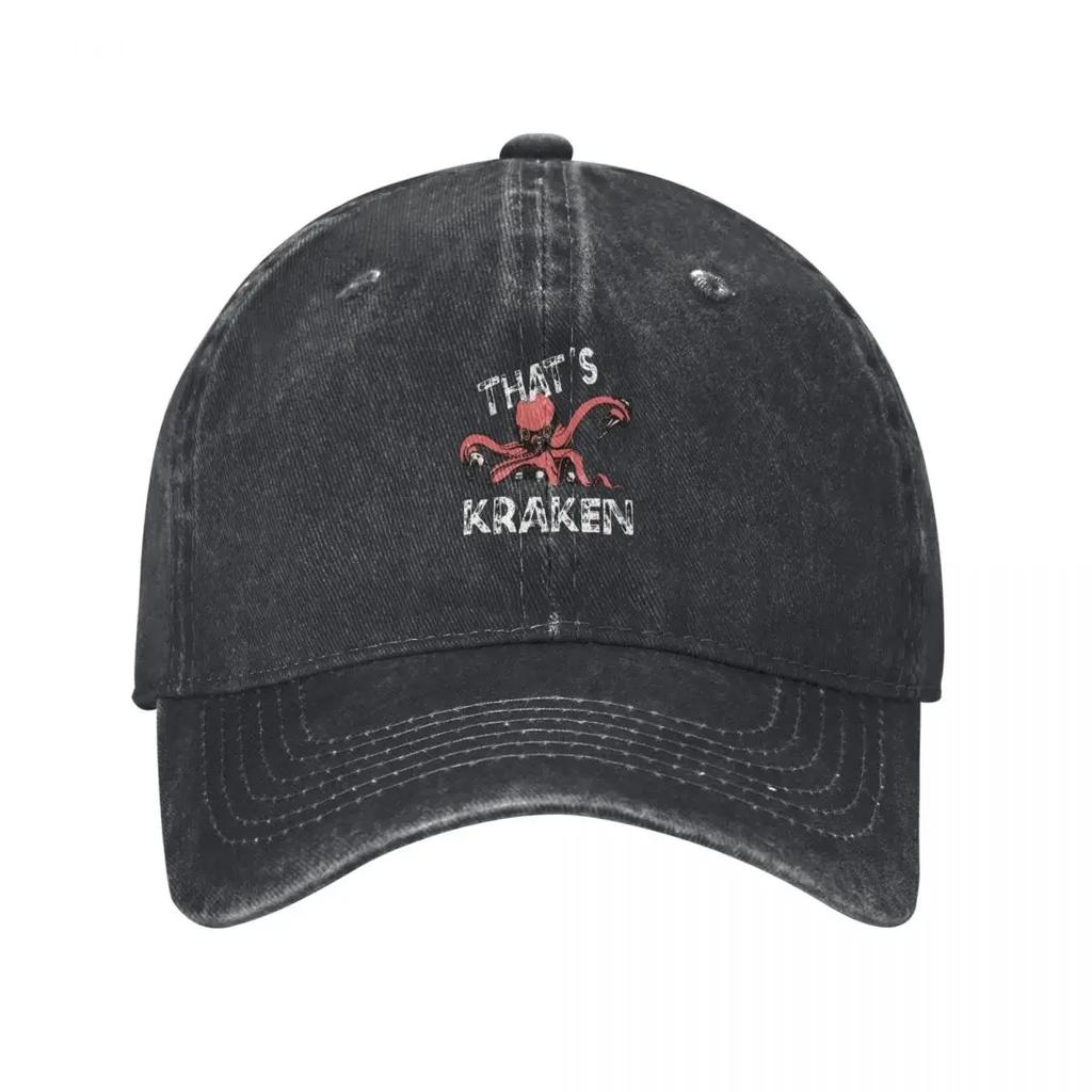 Thats Kraken Baseball Cap Unique hats Luxury Unisex Hat tactical cap fishing hat Unisex Caps Womens