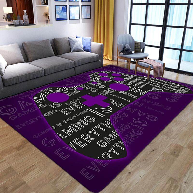 Game Console Carpet for Household Gaming Room Area Cloakroom Bedroom Bedside Soft Big Size Mats Coffee Tables Decor Foot Rug
