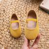 Girls' Cute Candy-Colored Summer Flats, Children's Solid Color Versatile Dance Performance Shoes for Young, Middle, and Older Kids