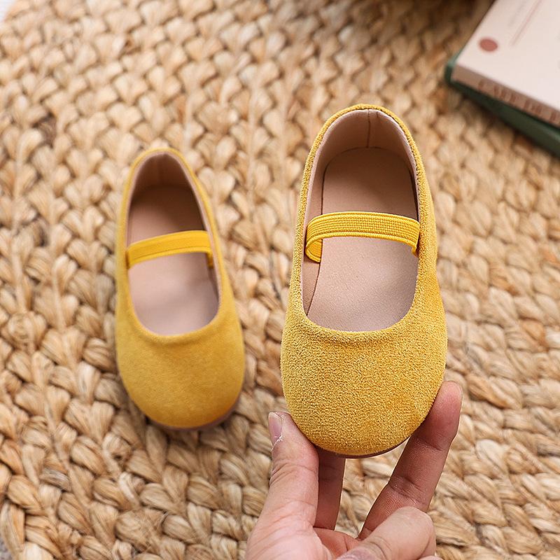 Girls' Cute Candy-Colored Summer Flats, Children's Solid Color Versatile Dance Performance Shoes for Young, Middle, and Older Kids
