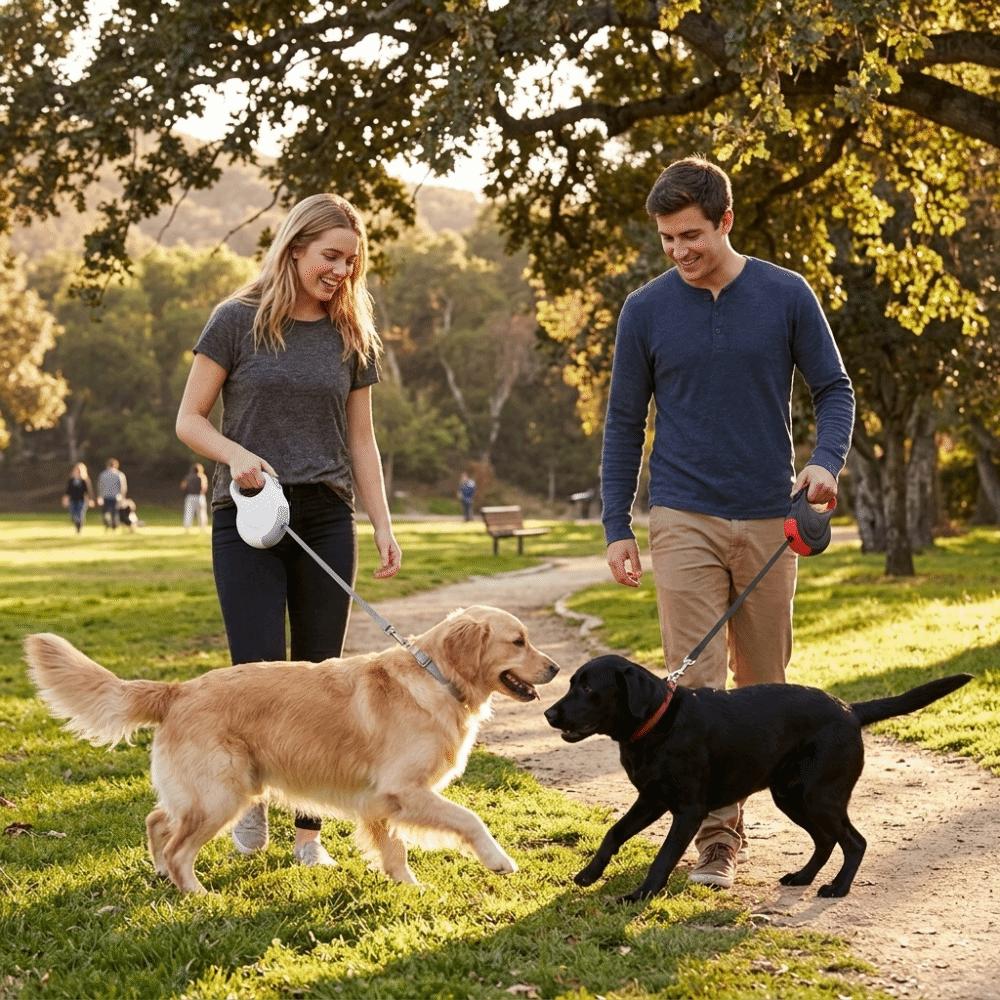 Adjustable Retractable Dog Leash Flexible Dog Traction Rope Pull Dog Leash Outdoor Walking