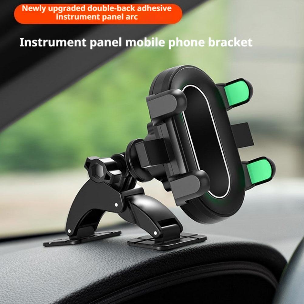 Universal 17mm Ball Head Car Dash Dual Self Adhesive Support Phone Holder Accessories Bracket Rotation 360 Cellphone Degree O5V8