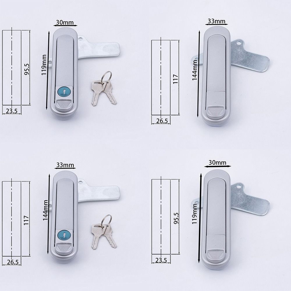 Aluminum Alloy Cabinet Door Lock Multi-purpose Electrical Panel Door Latch Hardware Lock