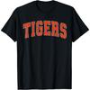 Graphic Retro Vintage Tigers Style Classic School Sports T-Shirt