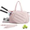 Portable Waterproof Tennis Pickleball Paddle Bag for Outdoor Sports, Adjustable Crossbody Shoulder Strap
