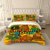 3pcs Brainrot Book Duvet Cover Set - Bedding Set, Suitable for Easter, Valentine'S Day, Ramadan, Christmas, Graduation Season