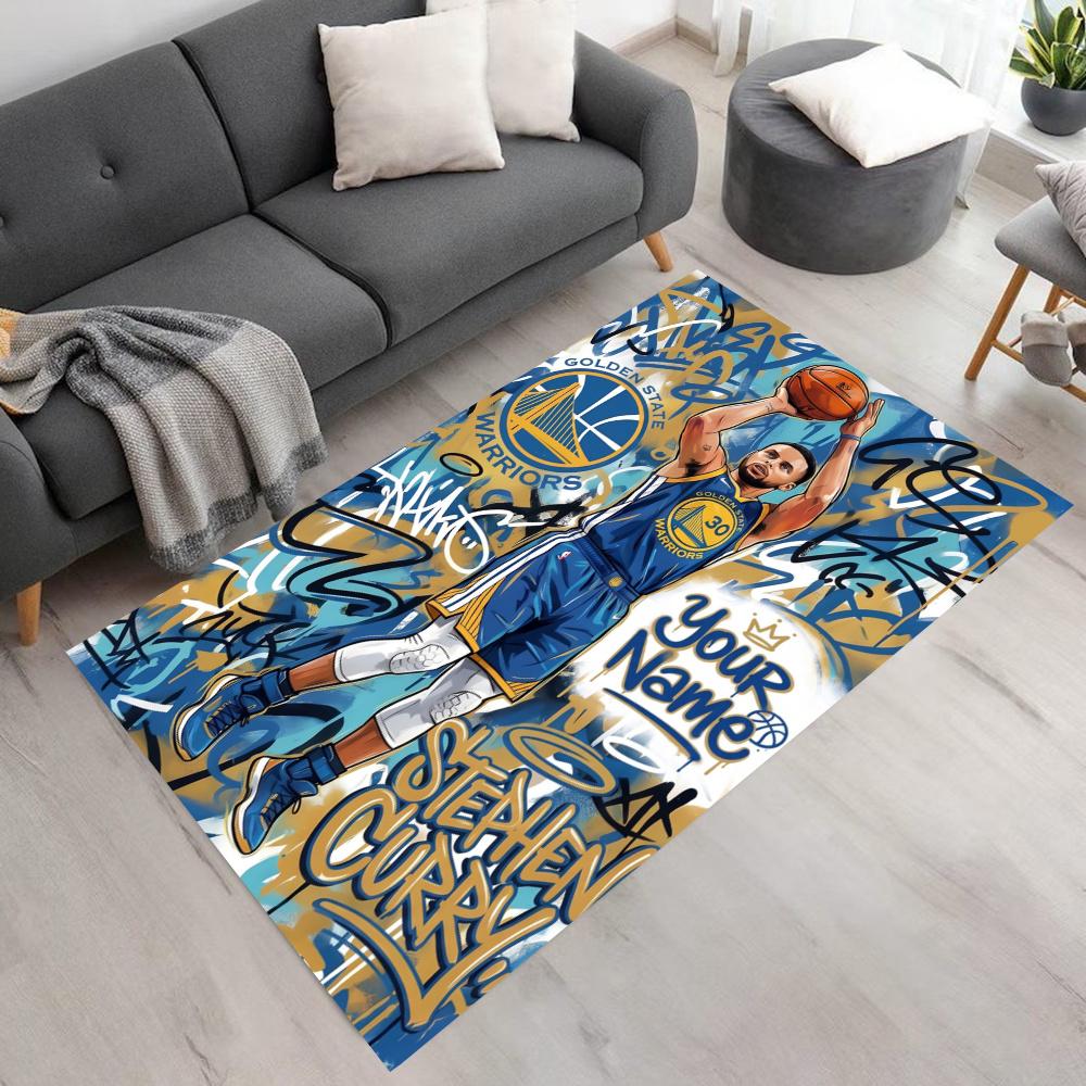 Golden State Curry Game Day Area Rug Design For Foyer Dining Room Decorate Room Bedrooms Antislip Rug Anime Office Decor