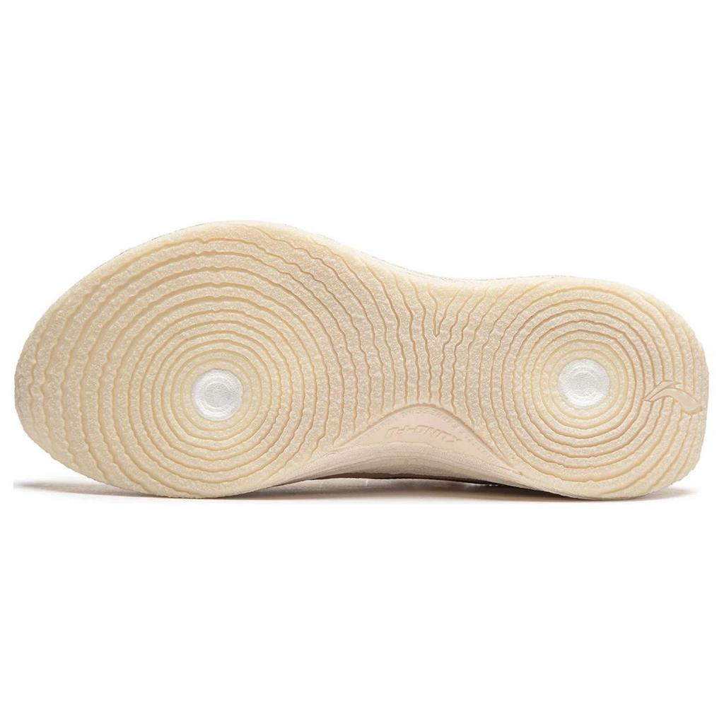 Li Ning Gongfu Yin Cushioning Slip Resistant Low top Casual Shoes Unisex Beige AZGU021-3