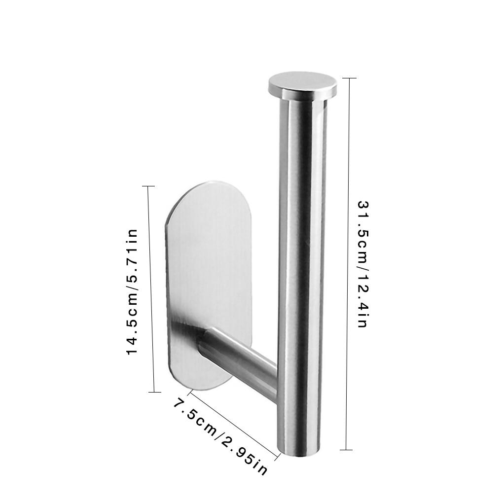 Toilet Paper Holder Bathroom Kitchen Paper Roll Stand Stainless Steel