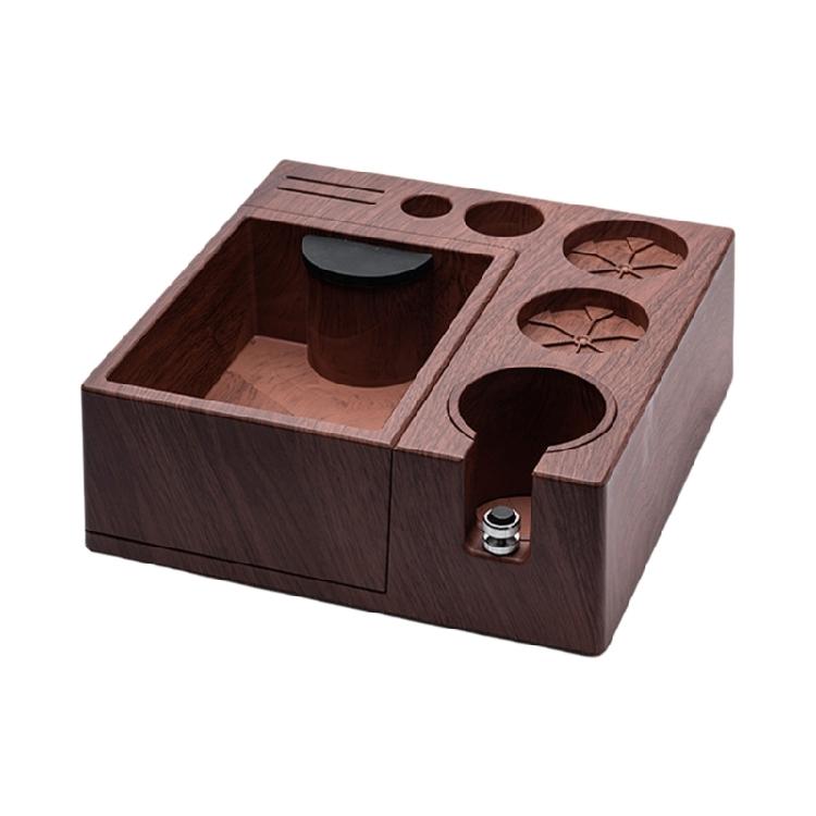 Coffee Tamper Station Coffee Portafilter Holder Tamping Station Coffee Portafilter Organizers Plastic Texture for Coffee