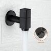 Washing Machine Faucet Tap Outdoor Garden Mop Pool Wash Faucets Bathroom Square Wall Mounted Solid Brass Sink Cold Water Tap