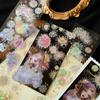 3Sheets Long Fireworks Flat PET Stickers Adhesive Diy Stick Labels Decorative Diary Album Scrapbooking Material