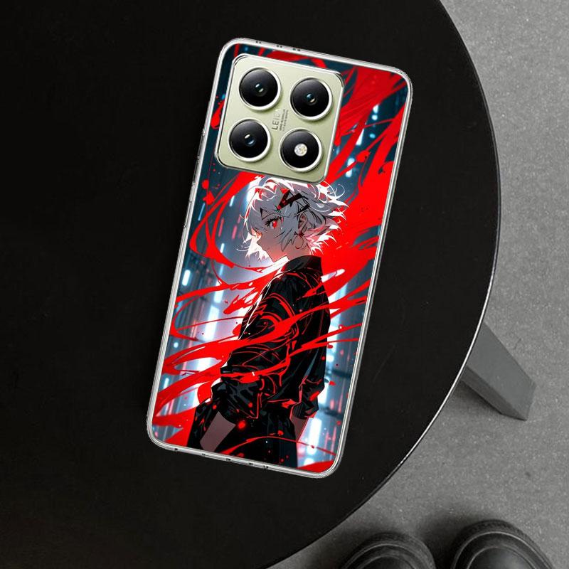 Ghoul Tokyo Touka Kirishima Phone Case Cover for Xiaomi Redmi Note 15 14 13 12 11 Pro Plus 14S 12S 11S 11T 11E 10S 10 Customized