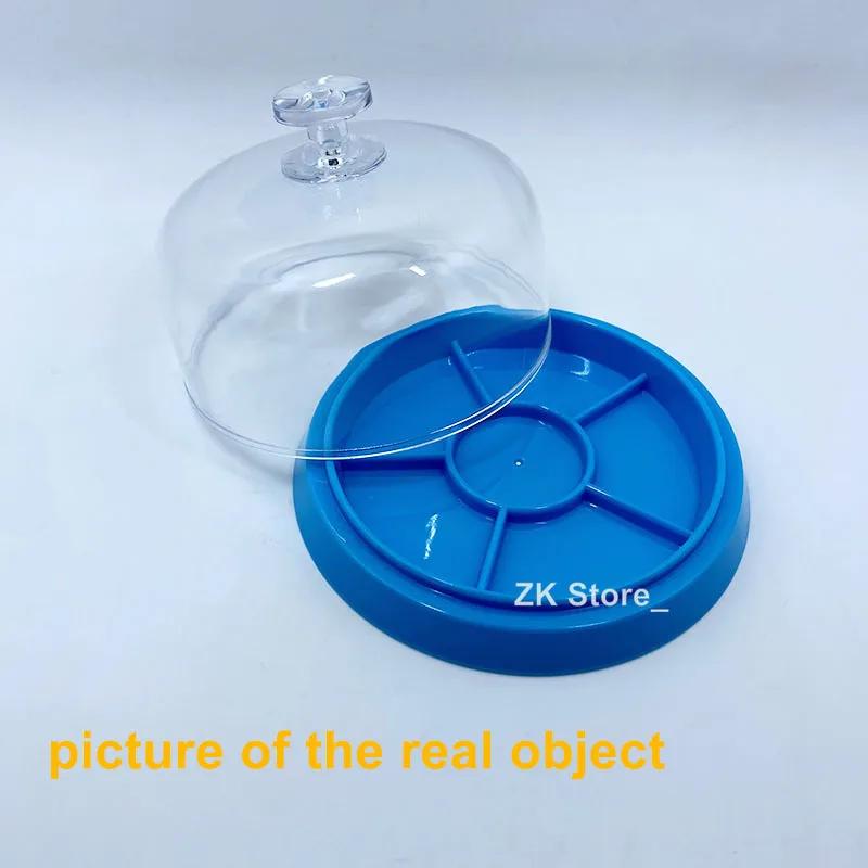 6 Slots Watch Dust Sheet Cover with Tray Watch Movement Repair Tool Spare Protector Watchmaker Repair Tools Jewelry Tools Boxes