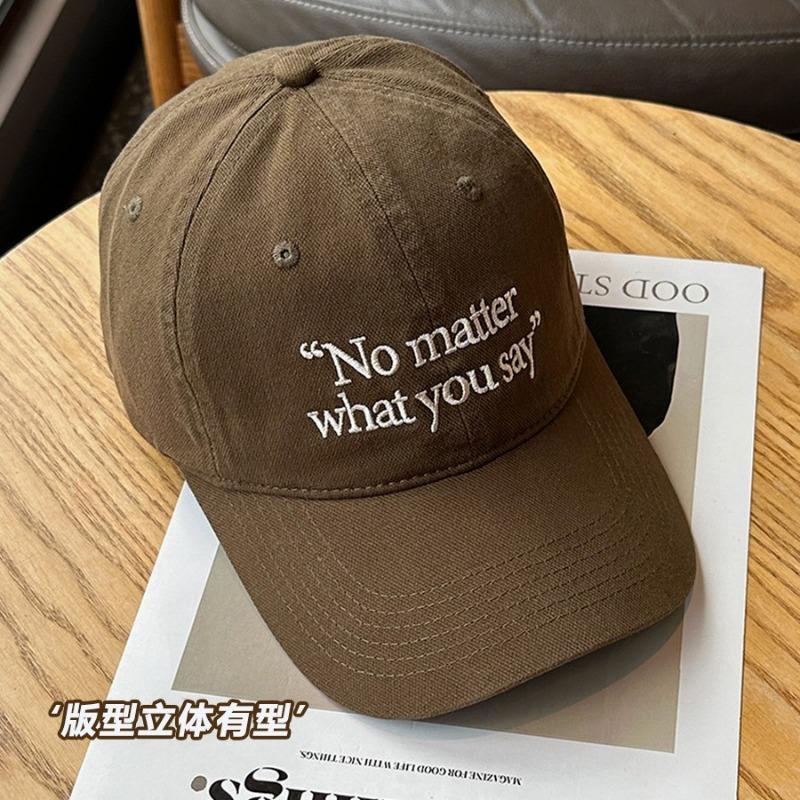 New baseball hat spring and summer wide brim deep top cap cap English versatile soft top baseball cap boys and girls