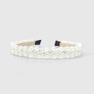 LALA Pearl Hairband-OFF/WHITE