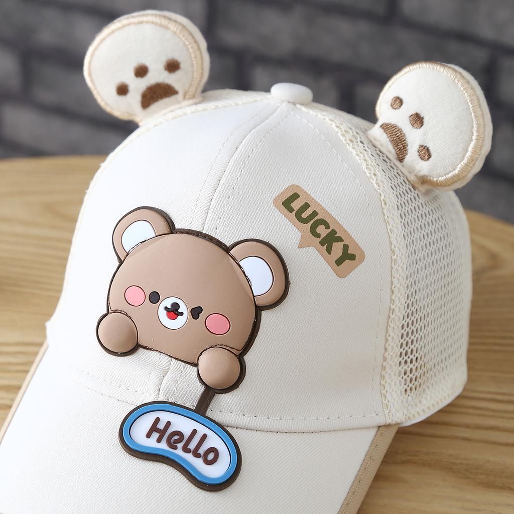Children's Animal Cartoon Baseball Cap - Summer Girls' Mesh Baseball Cap - Boys' Sun Protection Hat