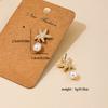 A Pair Summer Day Beach Vacation Style Starfish Pearl Tassel Earrings for Women Geometry Fashion Party Jewelry Gifts Daily Wear