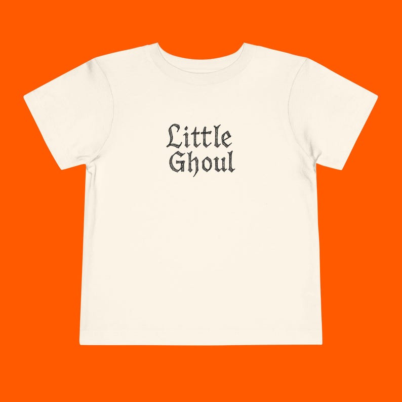 Little Ghoul Toddler T-Shirt, Gothic Halloween Tee 160
