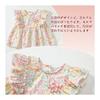 Baby nest Baby clothes, girls, 2-piece set, shirt, pants, ruffle sleeves, summer clothes, children's clothes, baby clothes, 100% cotton 66 73 80 90