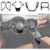 INTGET for 4 Products Center Console Carbon Fiber for Subaru Outback/Legacy 2020-2025, Navigation Screen Panel Cover, Cup Holder Panel Cover,