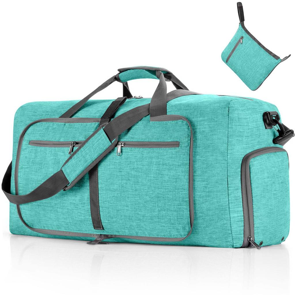 Folding Hand-Held Travel Bag, Sports Bag, Cationic Large-Capacity Fitness Duffel Bag