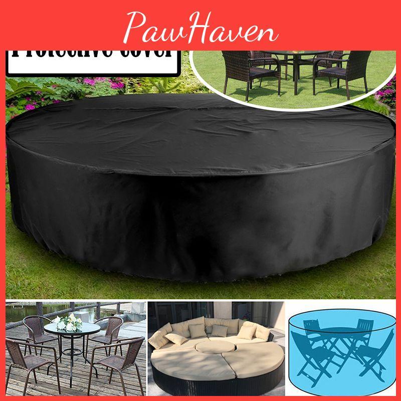 Circular Table Waterproof Cover For Patio And Garden Protection