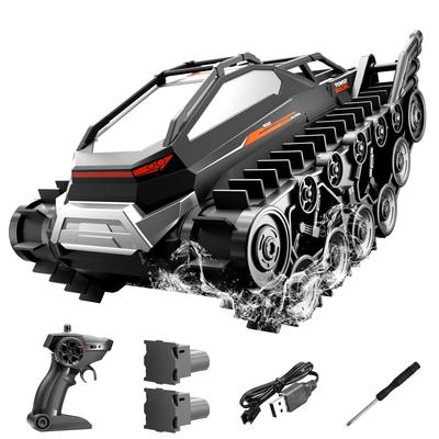 Ritaosan Amphibious Remote Control Caterpillar Armored Vehicle for Fast Remote Control Rechargeable Batteries 40 Minutes of Remote Control Kids