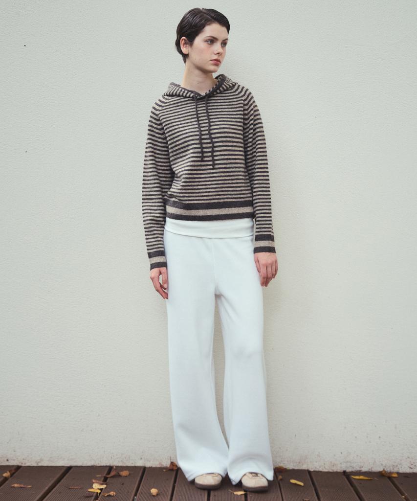 Wednesday Oasis For Woman Easy Flap Wide Sweatpants_Ivory(W25-Pt35)