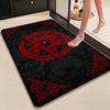 Dark Baphomet Pentagram Art Indoor Rug Soundproof Shockabsorbing Carpet For Office Study Home Decor Memorial Gift