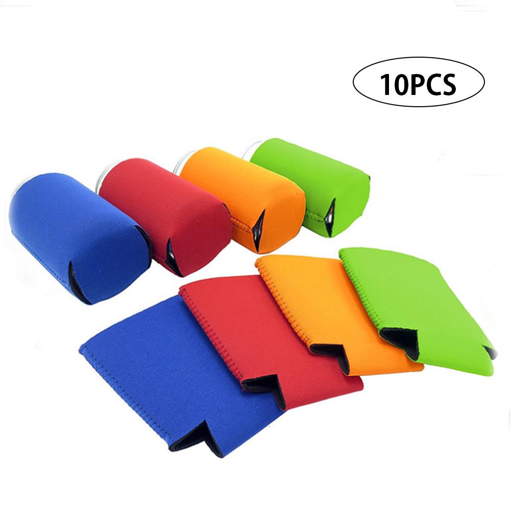 

ZK30 10 шт. Рукав для банки/бутылки, Чехол для кружки, Подставка для стакана, Изолированный, для колы, пива, напитков