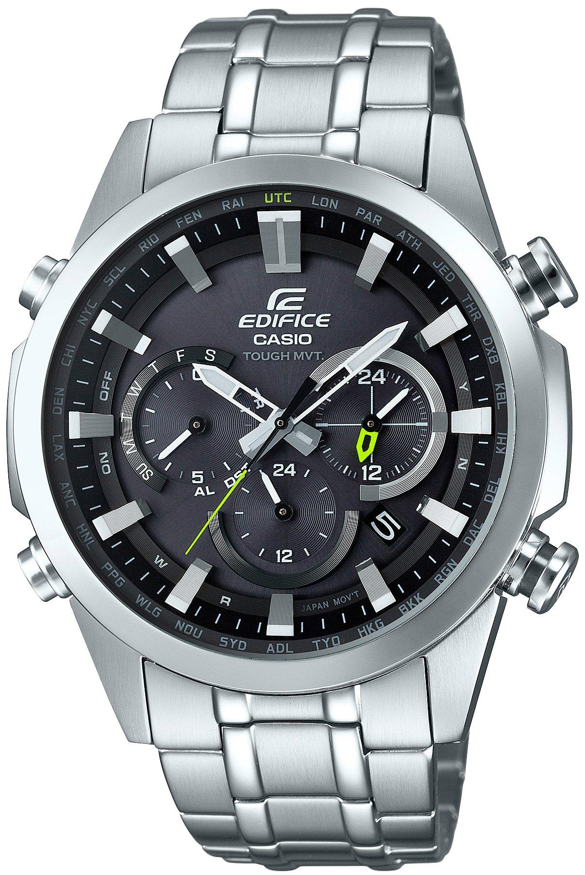 

Радіо годинник Edifice Solar Silver [Casio] [] EQW-T630JD-1AJF для чоловіків чорний