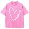 Happy Doll Bear Slogan Design T-Shirt Homme Shoulder Drop Kawaii T Shirts Novelty Tshirt Normcore Cool Short Sleeved