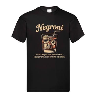 Negroni T Shirt Unisex | Retro Cocktail Graphic Tee | Aesthetic Crewneck