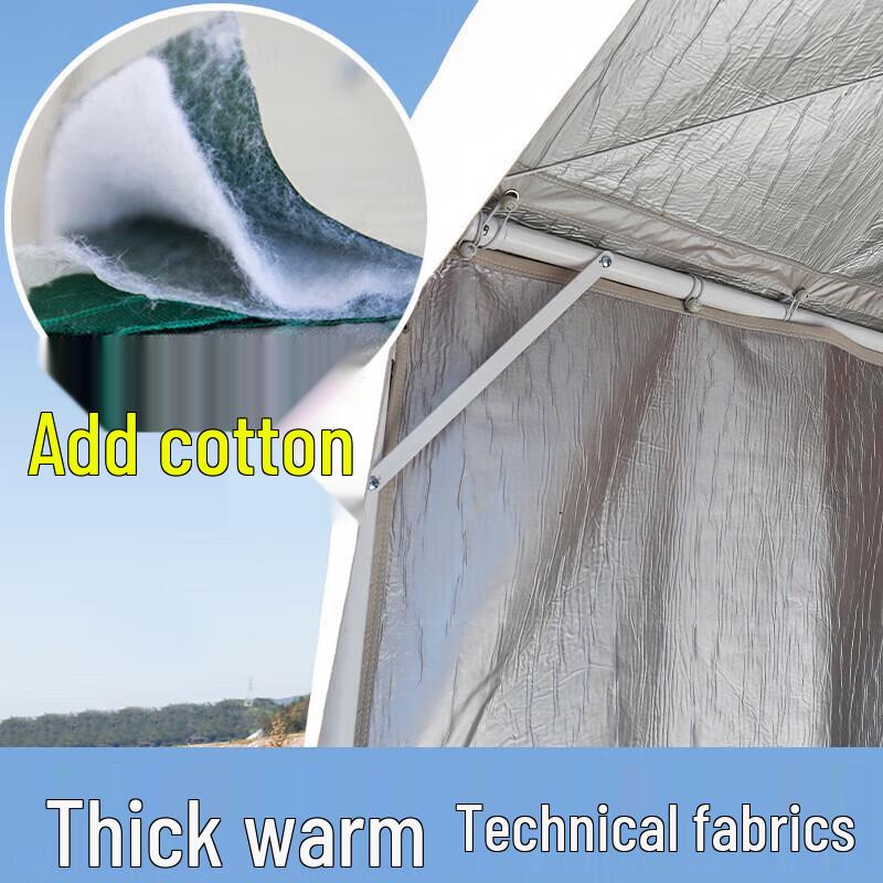 Quanzhida Thickened Car Tent & Movable Carport