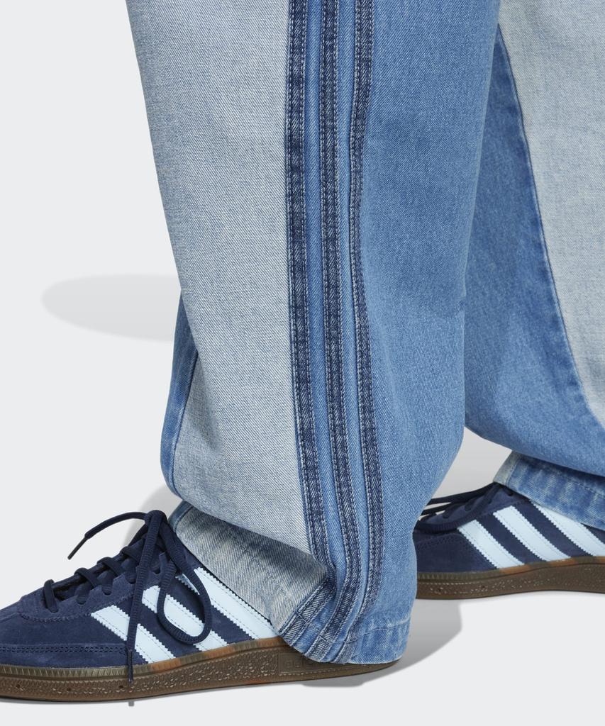 ADIDAS (X-Xenia) Patchwork Straight Leg Jeans - Blue Jeans / Iw5663