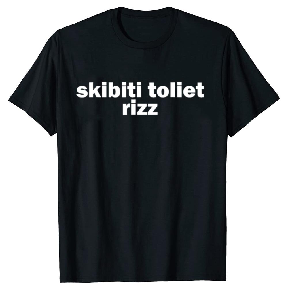 Funny Skibiti Toilet Rizz Graphic Tshirts Unisex Unisexs Fashion Casual Oversized Tshirt Cotton Loose Oversized T Shirt