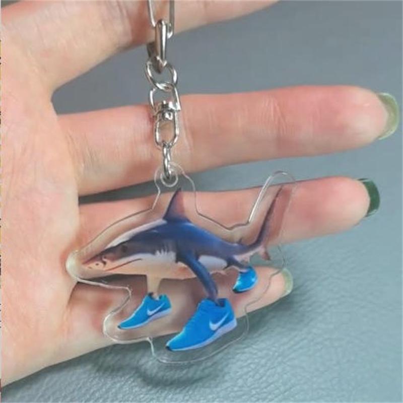 Tung Tung Tung Sahur 5Cm Acrylic Keychain Accessories – Whimsical Abstract Mirage Creature Designs Bag Charm