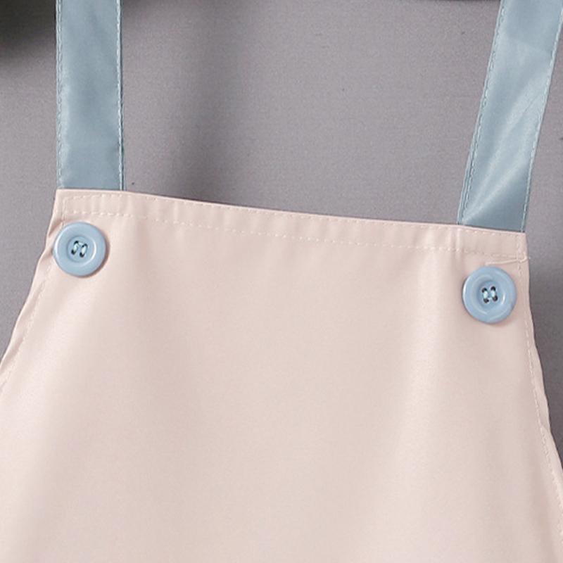 Kitchen Household Apron Anti-Fouling Hand-Wipeable Apron Stain-Resistant High-Looking Dining Apron Oil-Proof