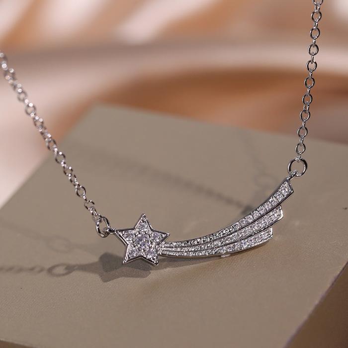 Ns Ornaments Three-Piece Set Little Fairy I Moon Necklace Cold Wind Stars