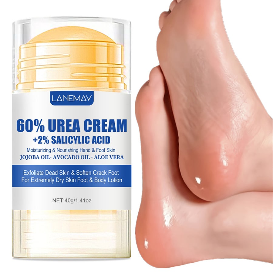 

Urea foot cream deeply moisturizes cracked heels, prevents cracking, makes smooth and soft, and nourishes hands and feet 1Pc