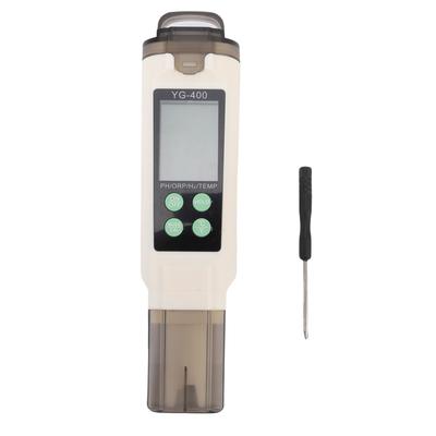 ORP H2 PH Temperaturmessgerät Hohe Empfindlichkeit Hintergrundbeleuchtetes LCD-Display Wasserstoffwasser-Tester für Pool Aquarium Trinkwasser