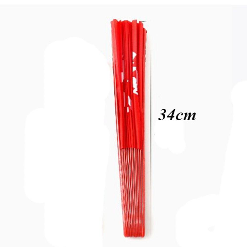 Plastic Bone Dance Performance Fan 34cm Hand Folding Stage Fan  Wedding Party Decor