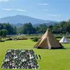 Große Picknickdecke, Picknickdecke für den Außenbereich, tragbare Picknickmatte für die Familie, faltbar, geeignet für Grasland, Camping und Wandern