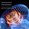USB Rechargeable Silent Clip-on Desk Fan with Light for Dorms and Bedrooms